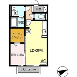 益生駅 徒歩19分 2階の物件間取画像